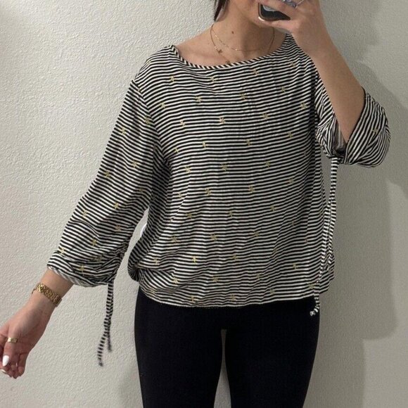 Women’s Nanette Lepone Black White Striped Small S - Picture 8 of 8